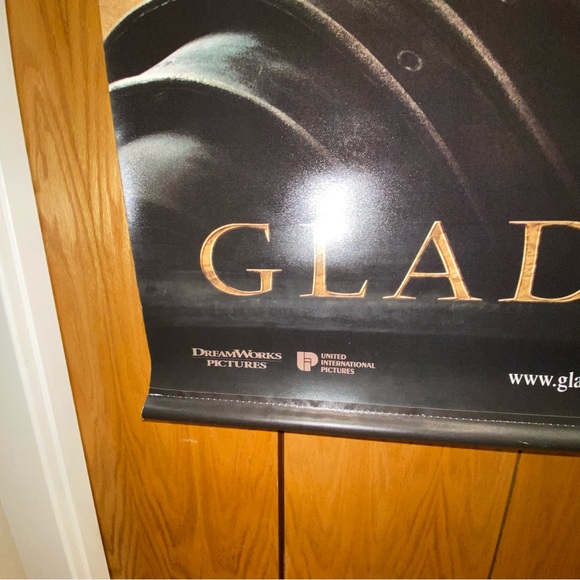 Super Rare Vintage Maximus Gladiator Movie Banner Double Sided 2000 Universal - Picture 7 of 10